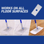 Quickie 2052225 Pad Refill for Flat Spin Mopping & Wringing Bucket Floor Cleaning System, Microfiber Mop Head Only, 1-Pack, Gray