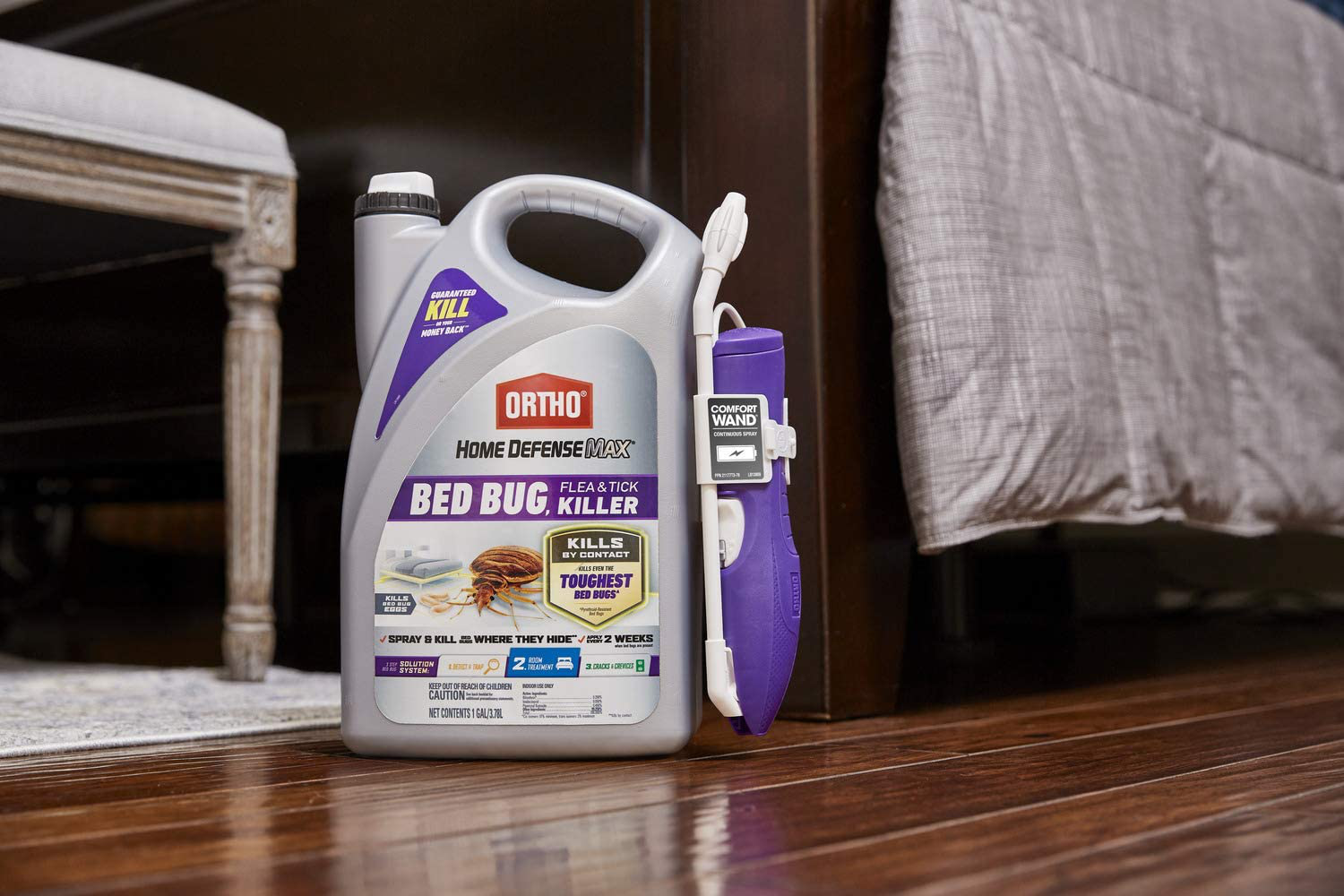 Ortho Home Defense Max Bed Bug Killer - Also Kills Fleas & Brown Dog Ticks, Spot Treatment, 18 oz