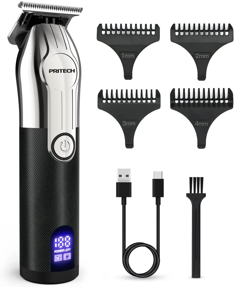 Mens Hair Clippers for Men Professional Hair Cutting Kit Cordless Men Clippers for Hair Cutting Black Men Hair Trimmer Lining Clippers for Men Beard Trimmer Kit T Liners Clippers for Men Cordless