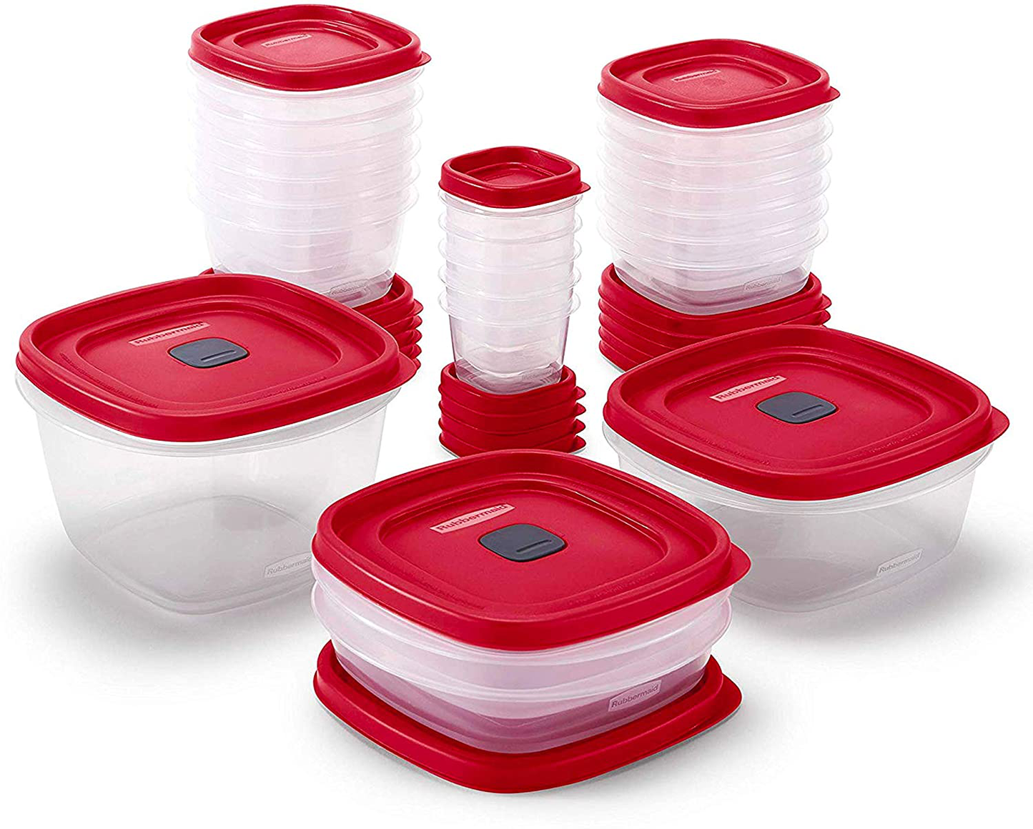 Rubbermaid Easy Find Vented Lids Food Storage Containers
