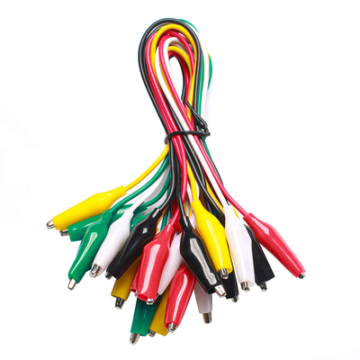 WGGE WG-026 10 Pieces and 5 Colors Test Lead Set & Alligator Clips,20.5 inches (5 Pack)