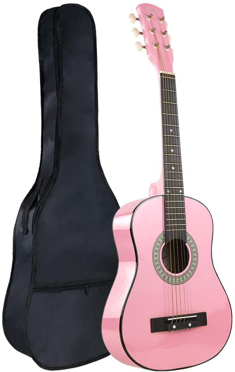 Childs Guitar STRONG WIND Guitar for Beginners Acoustic Kids Guitar 30" Steel Strings Wooden Guitar for Kids Students Girls Boys