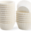 Caperci Standard White Cupcake Liners 500 Count, No Smell, Food Grade & Grease-Proof Baking Cups Paper
