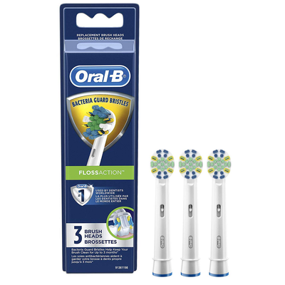 Oral-B FlossAction Electric Toothbrush Replacement Brush Heads Refils