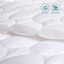 Bedecor Quilted Fitted Mattress Pad Super Water Absorption Deep Pocket to 18 Inches - King