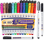 39 Assorted Colored Dry Erase Whiteboard Markers, 13 Unique Colors, Chisel Tip, Low Odor, Comfortable Grip & Vivid Lines