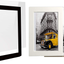 Art Emotion 20x24 Matted to 16x20 Black Solid Wood Picture Frame | Real Tempered Glass | 20x24 Poster Frame | 16x20 Picture Frame |, 20x24 Wood Frame, (Black, 20x24 with 16x20 Opening)