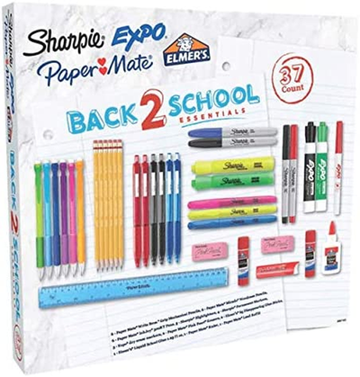 Sharpie Expo Paper Mate 2087183 Back 2 School Essentials 37 Piece Kit