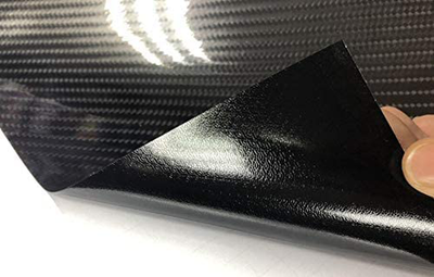 RockRose Black 7D Super Gloss Carbon Fiber Vinyl Film Wrap Bubble Free Air Release