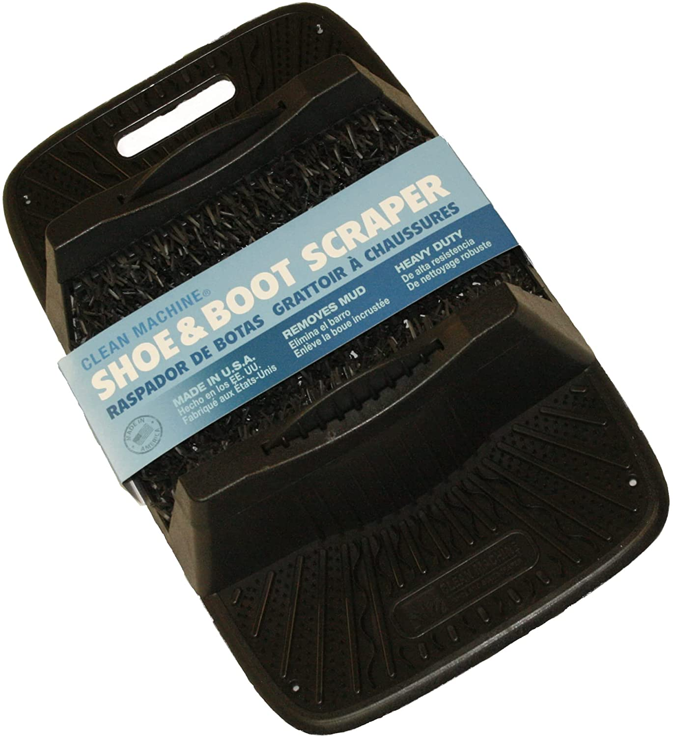 Clean Machine 10376937 Astroturf Dirt Trapper Shoe & Boot Scraper, Flint