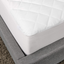 Sealy Luxury 100% Cotton Fitted Mattress Pad, Queen, White