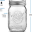 Ball Regular Mouth Mason Jars 16 oz [20 Pack] With mason jar lids and Bands, Ball mason jars 16 oz - For Canning, Fermenting, Pickling, Jar Decor. Microwave/Freeze/Dishwasher Safe + SEWANTA Jar Opener