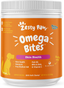 Omega 3 Alaskan Fish Oil Chew Treats - with AlaskOmega for EPA & DHA Fatty Acids - Itch Free Skin - Hip & Joint Support + Heart & Brain Health