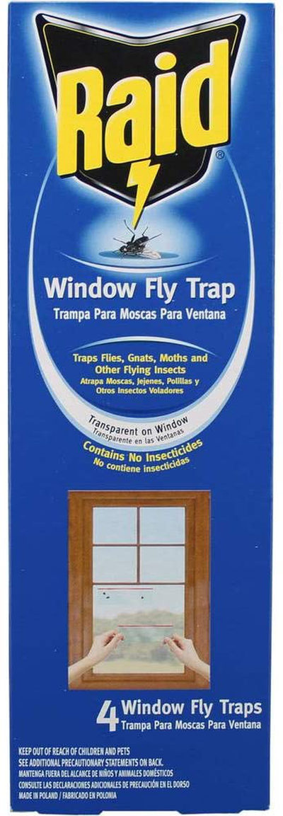 Raid Window Fly Trap, 4ct (Pack of 4)