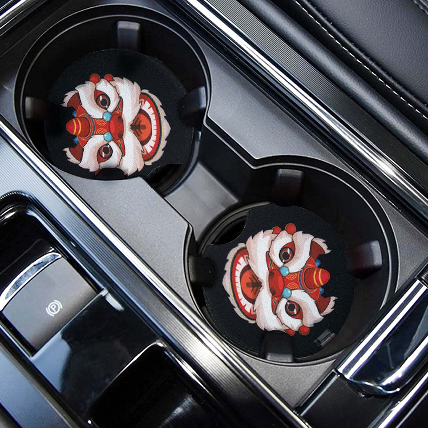 Car Coasters for Drinks Absorbent, Cute Car Coasters