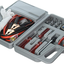 Emergency Roadside Automobile Assistance Kit- 30 Piece Set for Car, Truck, SUV, Rv-Carrying Case, Jumper Cables, Tools, Gloves, and More by Stalwart