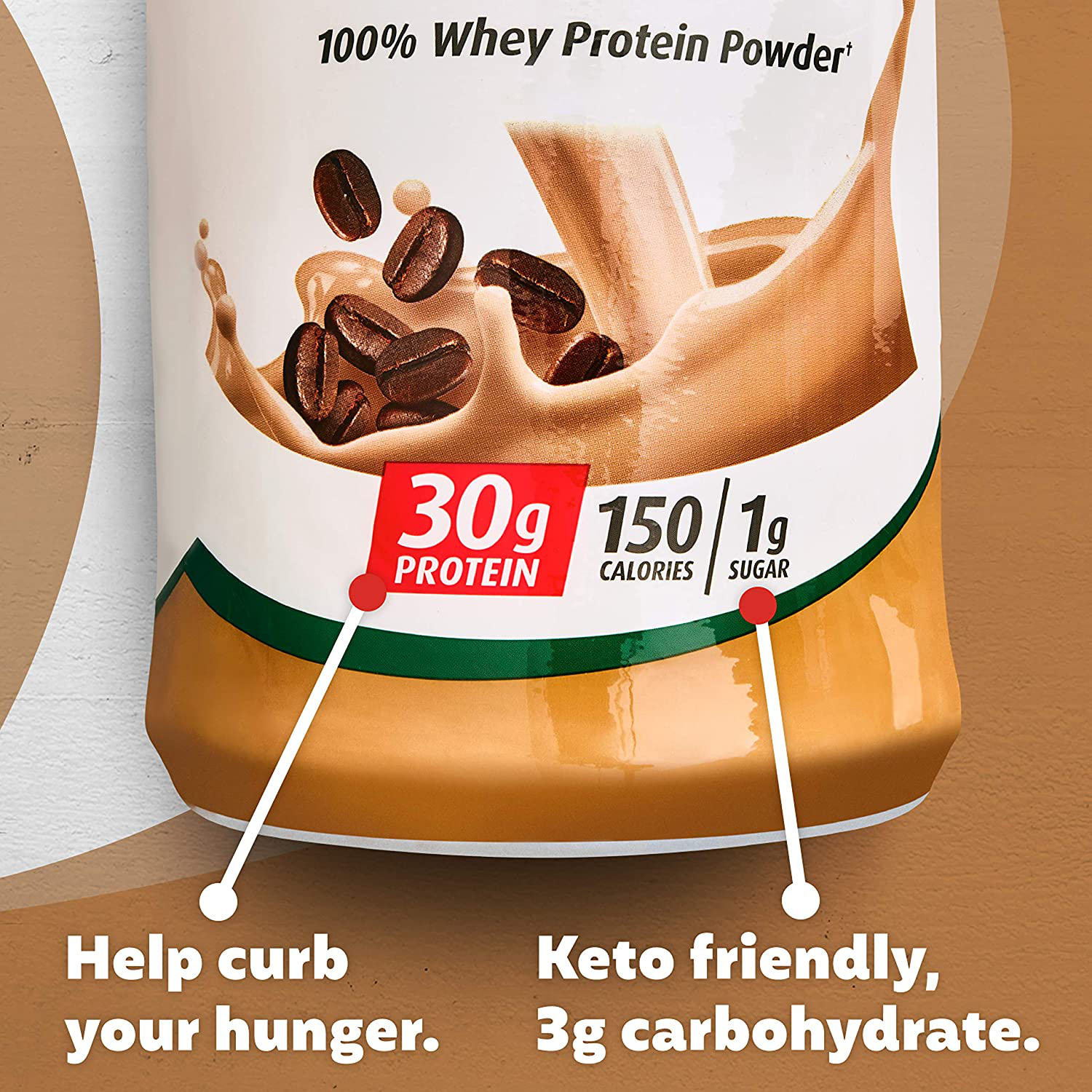 Premier Protein 100% Whey Protein Powder(Keto Friendly, No Soy Ingredients, Gluten Free), 23.9 Oz