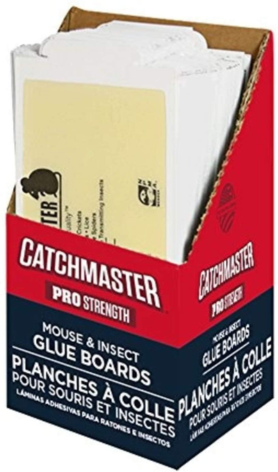 Catchmaster Bulk Pack Mouse and Insect Glue Boards, 75-Pack