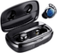 Wireless Earbuds, Tribit 100H Playtime Bluetooth 5.0 IPX8 Waterproof Touch Control Ture Wireless Bluetooth Earbuds with Mic Earphones in-Ear Deep Bass Built-in Mic Bluetooth Headphones