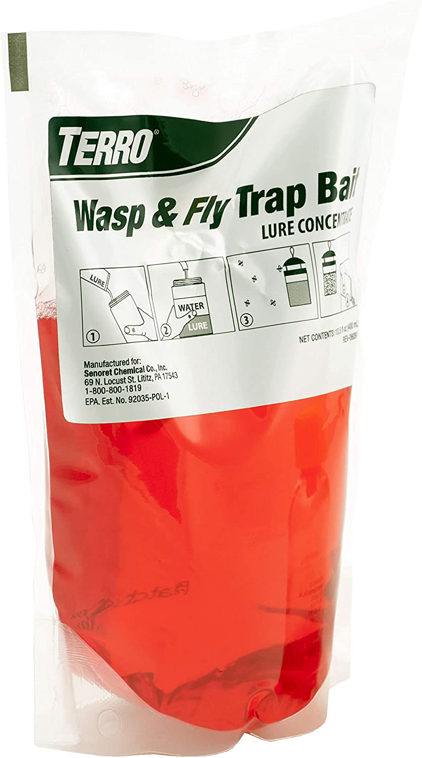 Terro T517 Wasp & Fly Trap - Refill, 755624 , Red