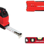CRAFTSMAN Tape Measure, Self-Lock, 25-Foot with Stud Finder, 3/4-Inch Depth and Torpedo Level, 9-Inch (CMHT82390, CMHT77633 & CMHT37225S)