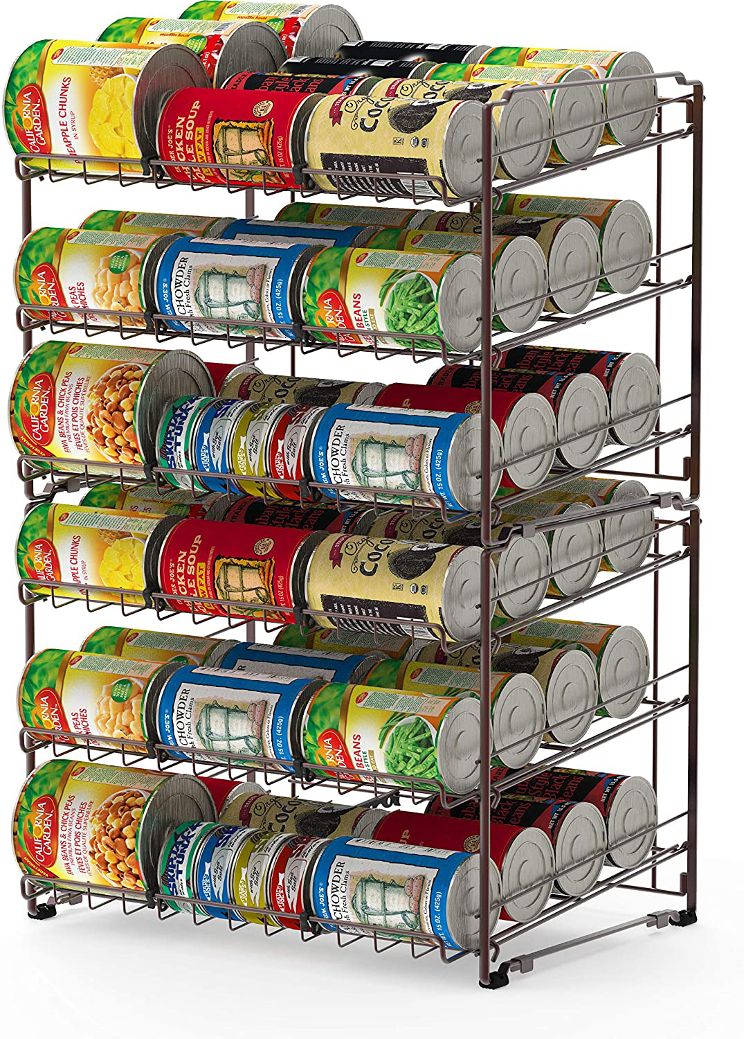 Simple Houseware Stackable Can Rack Organizer