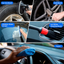 Kasmotion Car Wash Kit, 18 Pcs Car Cleaning Kit Interior Detailing and Exterior, Car Wash Cleaning Tools for Automotive Cleaning Wheels,Engine,Console Dashboard,Leather, Air Vents, Emblems
