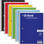Oxford Spiral Notebook 6 Pack, 1 Subject, Collage/Wide Ruled Paper, 8 X 10-1/2 Inch, 70 Sheets