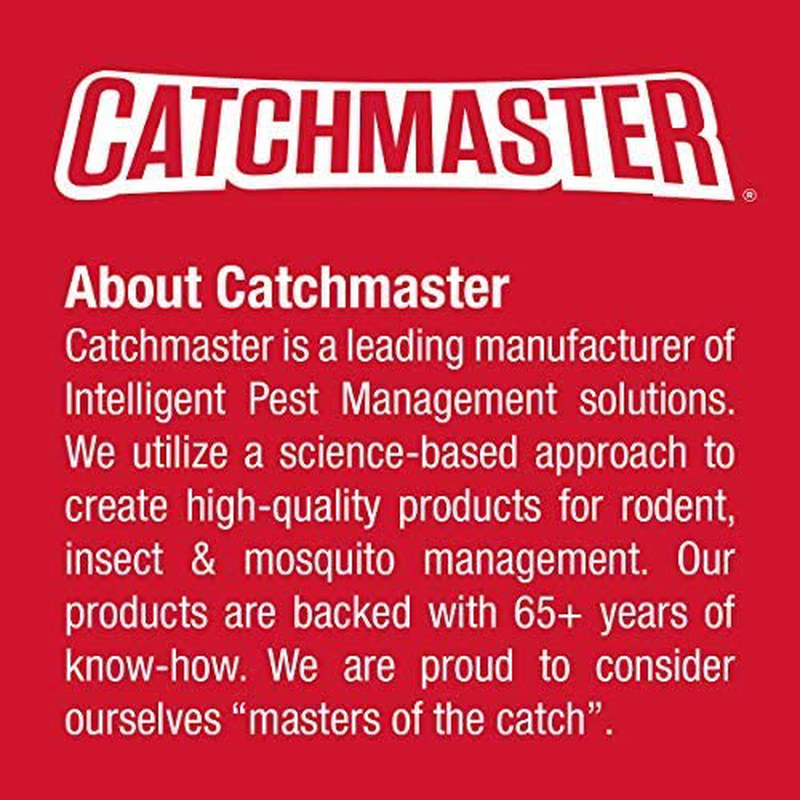 Catchmaster Mouse & Insect Professional Strength Glue Traps - Non Toxic - 4 Glue Trays