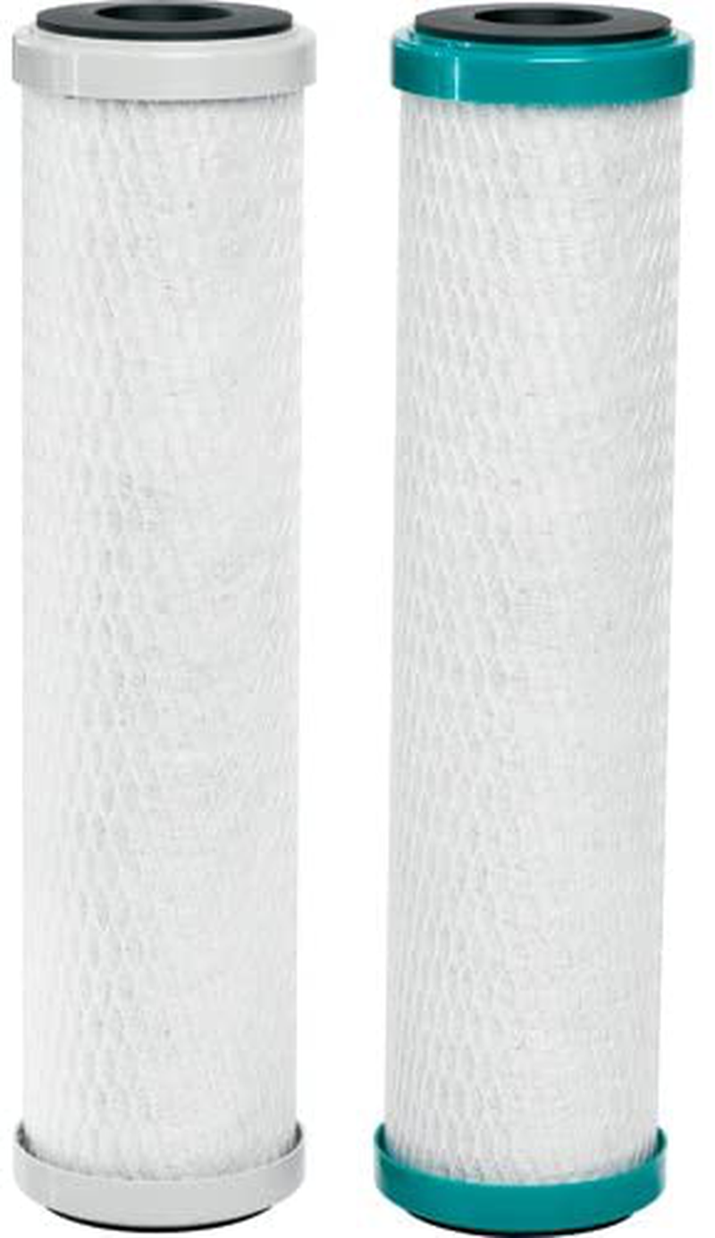 GE FXSVC Dual Stage Drinking Water Replacement Filter, 2 Count (Pack of 1)