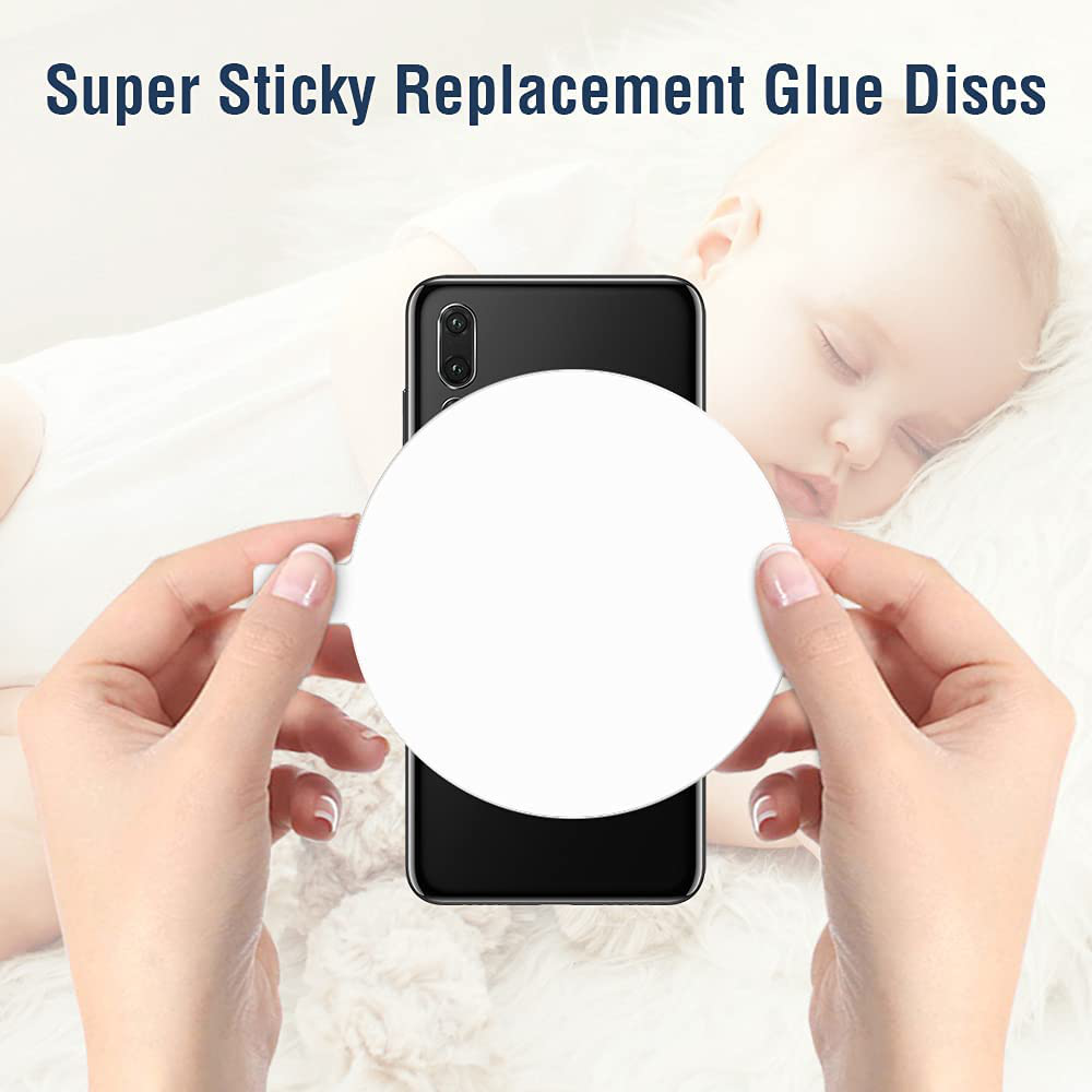 4.33 in Sticky Glue Board Refill Fits Multiple Models of Mosquito Lamps, 16 Pack Indoor Insect Trap Refills for Fruit Fly Traps, Replacement Sticky Trap Refill Discs with Long Handle Simple to Use
