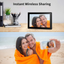 Digital Photo Frame, 10+ Inch WiFi No Subscription Fee 16GB IPS HD Electronic Picture Frames with LCD Touch Screen, Share Moments via Email, APP, Support USB, SD Card, Video and Music