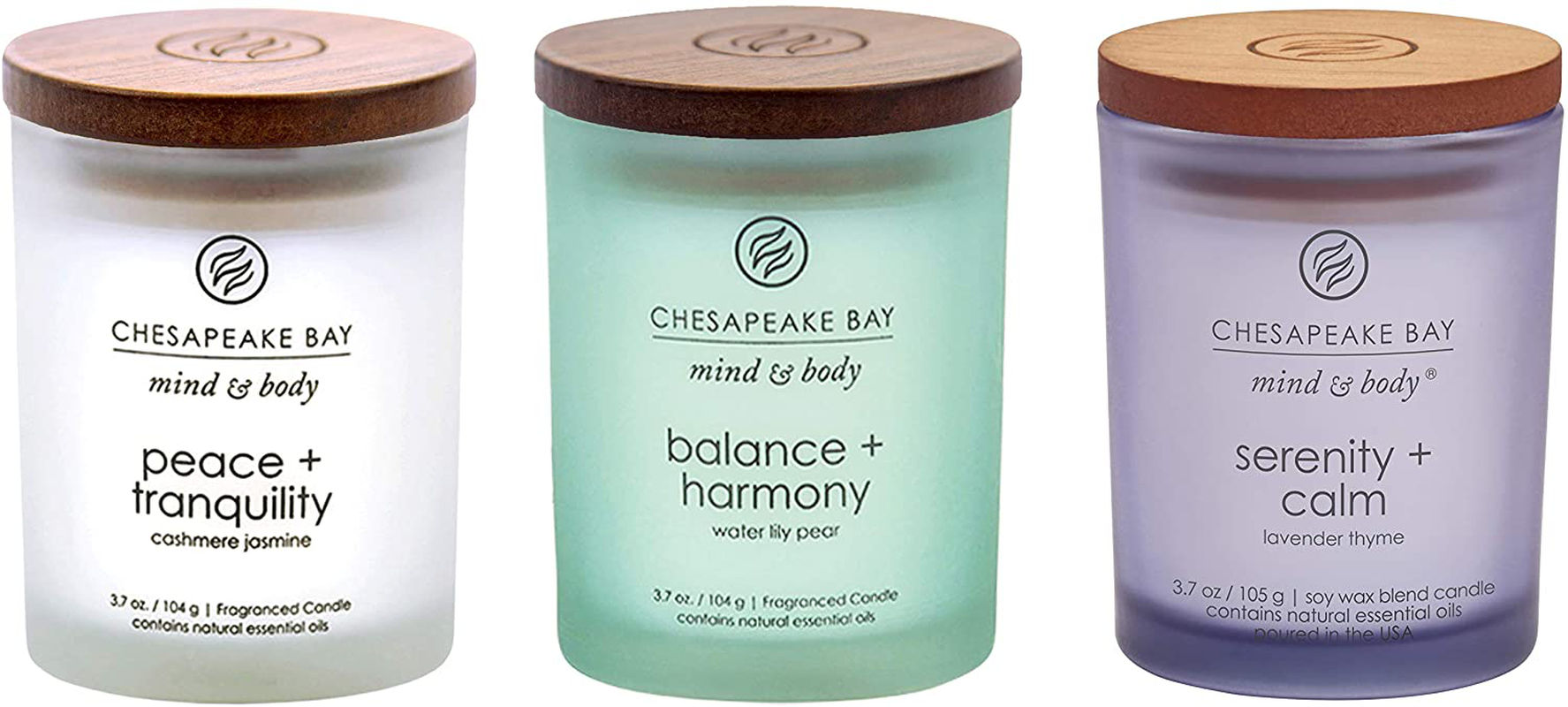 Chesapeake Bay Candle PT31921 Scented Candle, Balance + Harmony (Water Lily Pear), Large