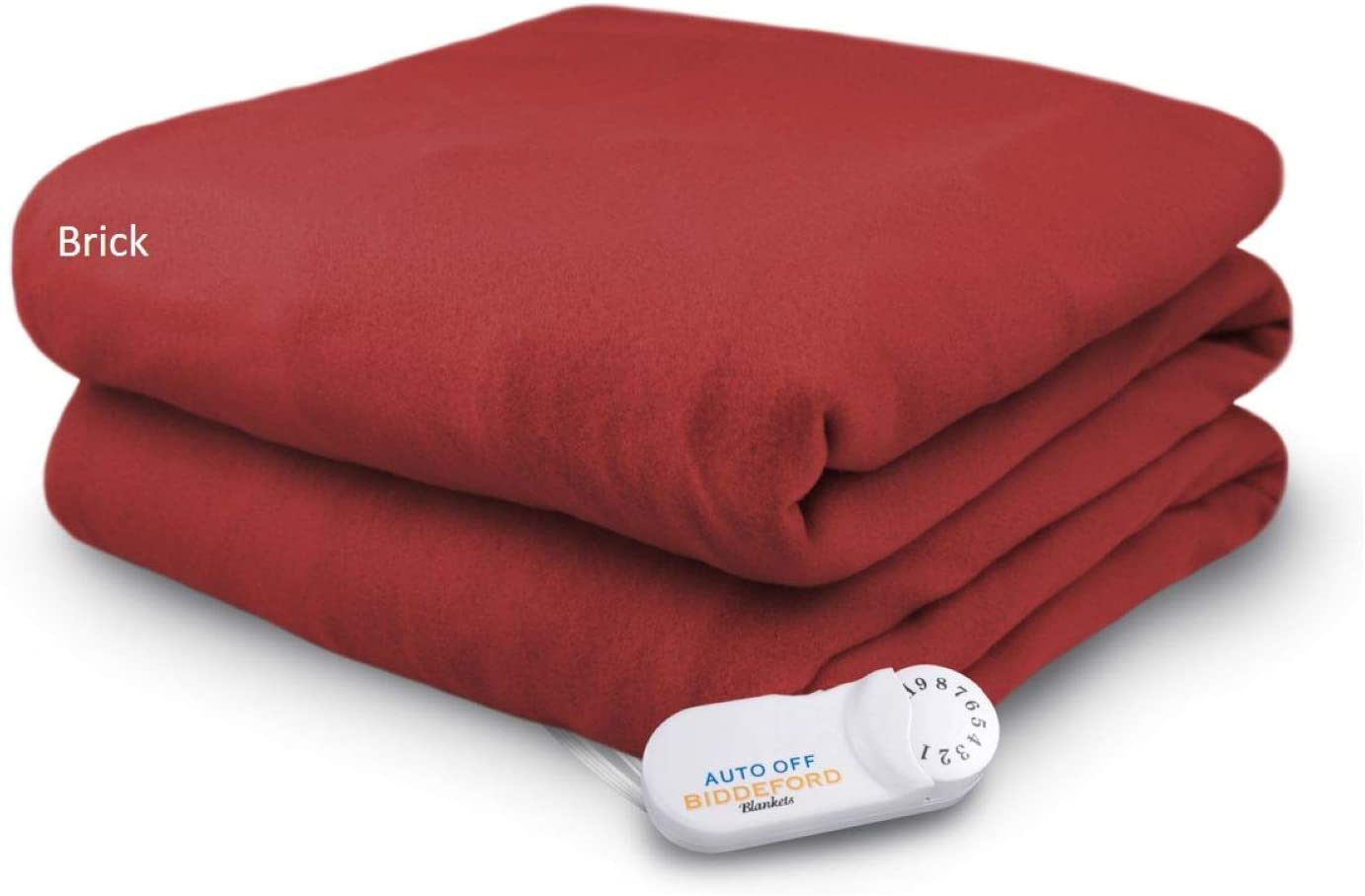 Biddeford Blankets Comfort Knit Electric Heated Blanket with Analog Controller, Throw