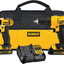 DEWALT 20V Max Cordless Drill Combo Kit, 2-Tool (DCK240C2),Yellow/Black Drill Driver/Impact Combo Kit