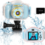 Agoigo Kids Waterproof Camera Toys for 3-12 Year Old Underwater Sports Camera HD Children Digital Action Camera 2 Inch Screen with 32GB Card