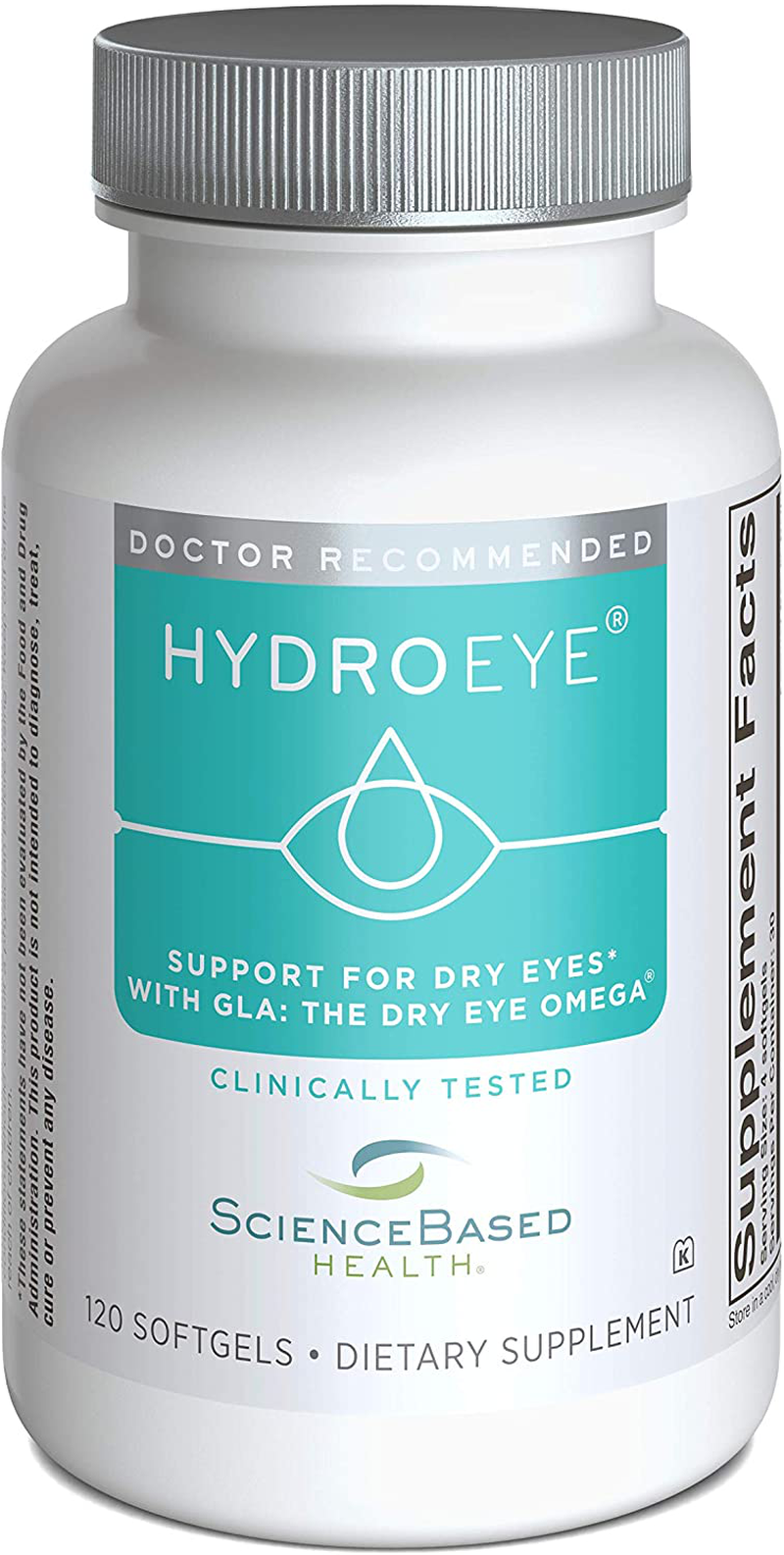 HydroEye Softgels - Dry Eye Formula - 120 Count