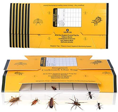 36 Pack Roach Traps Cockroach Killer Indoor Home Glue Traps for Roaches Bugs Spiders Crickets Beetles