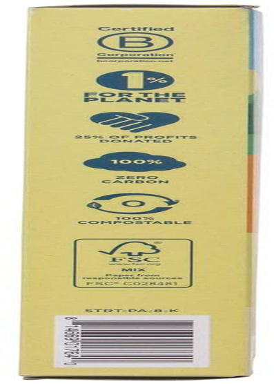 World Centric, Straws Paper Compostable, 50 Count