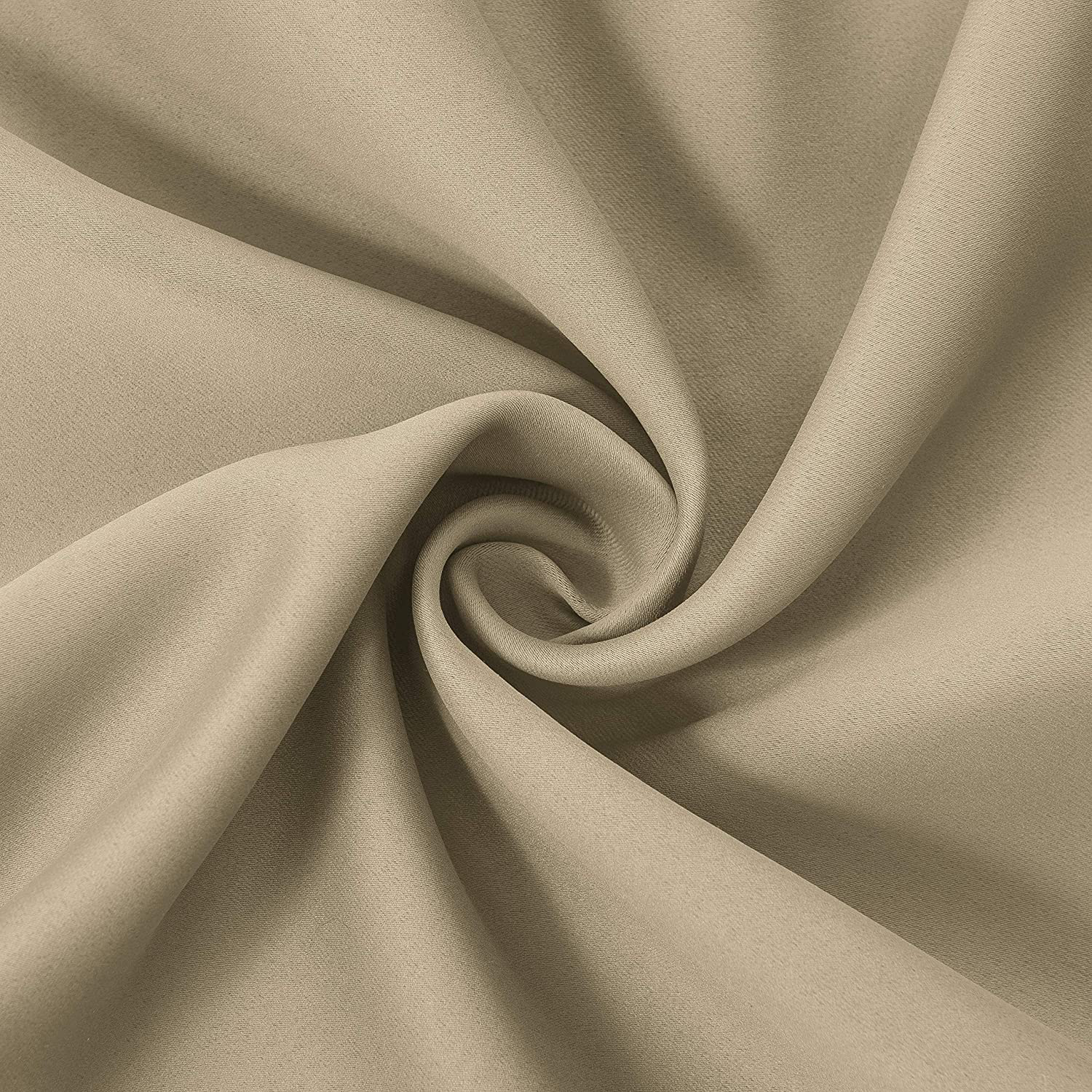LEMOMO Chocolate Brown Thermal Blackout Curtains/52 x 72 Inch/Set of 2 Panels Room Darkening Curtains for Bedroom