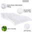 Balichun King Size Mattress Pad Pillow Top Mattress Cover Cotton Top 8-21" Fitted Deep Pocket Breathable Fluffy Soft Cooling Mattress Topper (78x80 Inches, White)