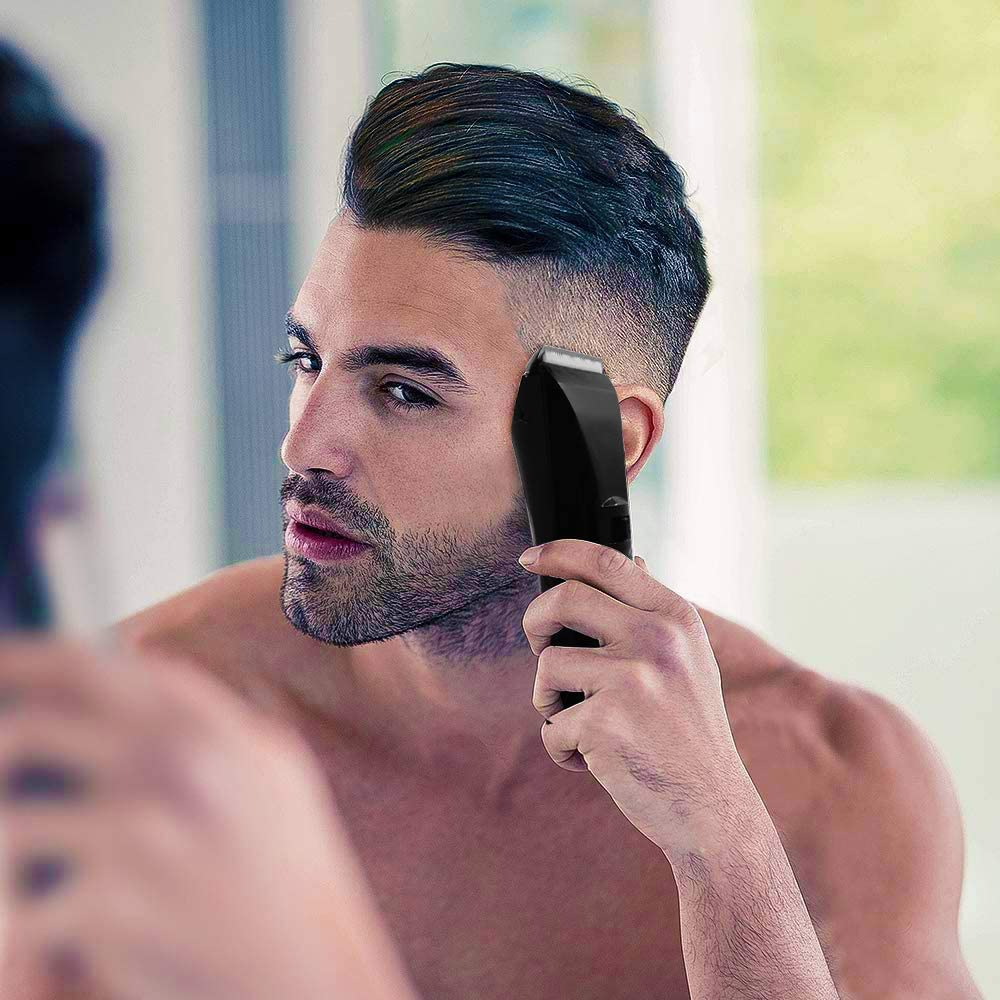 Professional Hair Clipper - Cordless Clippers for Men Hair Trimmer Ceramic Blade, Electric Haircut Kit Rechargeable, Men S Clippers, Adjustable Speeds for Men and Kids
