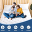 Twin XL Size Quilted Fitted Mattress Pad, Waterproof Breathable Cooling Mattress pad, Stretches up to 21 Inches Deep Pocket Hollow Alternative Filling Noiseless Mattress Cover