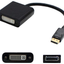 Addon Displayport Male to DVI-I Female Adapter Cable, 8In, Black (DISPLAYPORT2DVI)