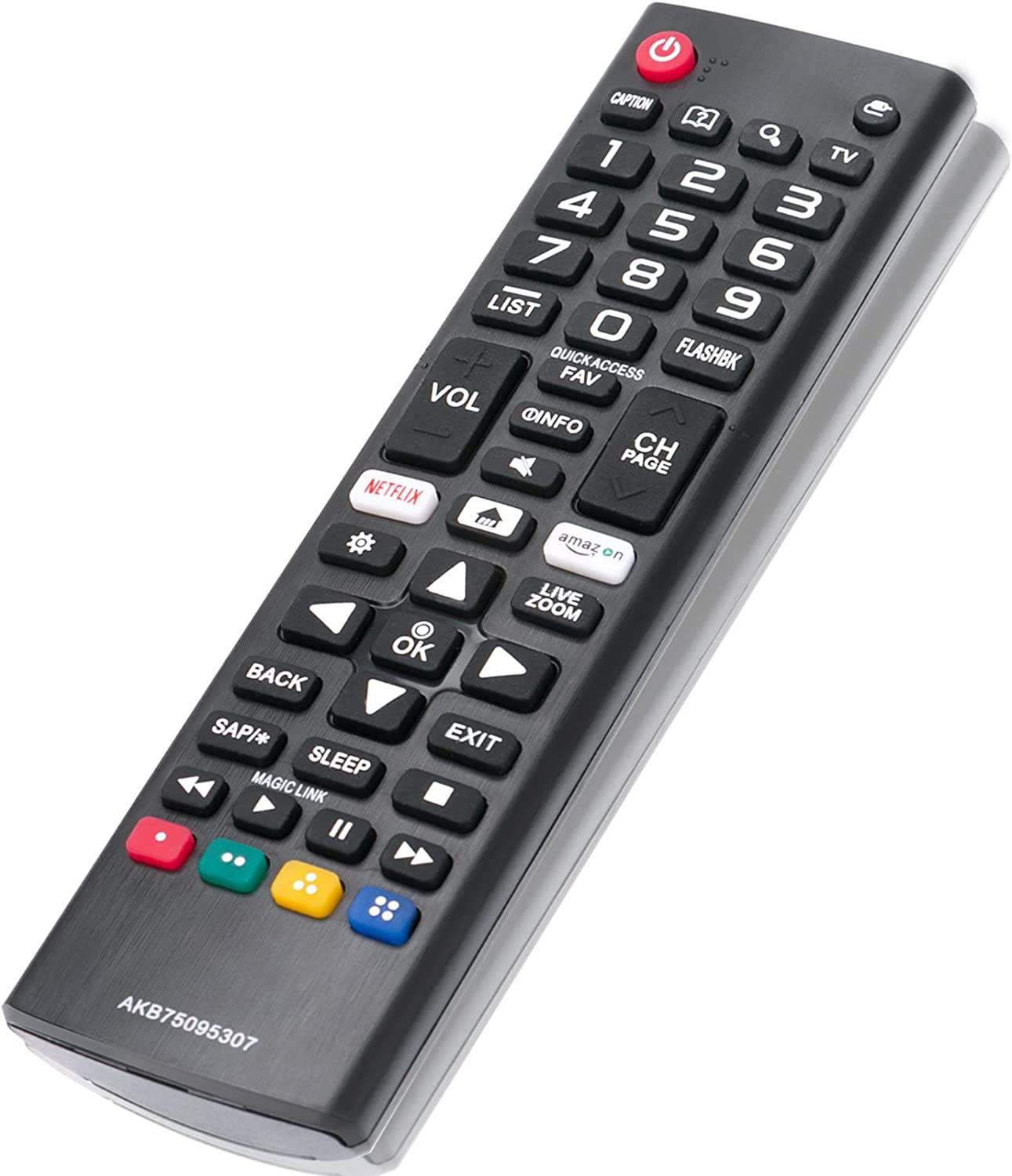 AKB75095307 Remote Control Replacement Fit for LG LED LCD TV 43UJ6500 43UJ6560 49UJ6500 49UJ6560 55UJ6520 55UJ6540 55UJ6580 60UJ6540 24Lm520D 24LM520S 28Lm520S