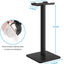 Headphone Stand Headset Holder New Bee Earphone Stand with Aluminum Supporting Bar Flexible Headrest ABS Solid Base for All Headphones Size