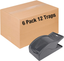Victor M070-BULK Safe-Set Mouse Trap - 12 Traps , Gray