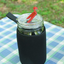 Masun Mason jar Sleeve Wide, and regular mouth quart jars (Black 4 pack)