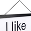 Magnetic Poster Hanger Frame, 28x22 28x40 28x29 Light Wood Wooden Magnet Canvas Artwork Print Dowel Poster Hangers Frames Hanging Kit (Black, 28")