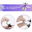 2 Pack Flying Ball - Rechargeable Hand Controlled RC Helicopter Drones Built-In Shining LED Lighting